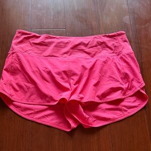 lululemon athletica Bright Pink Athletic Shorts